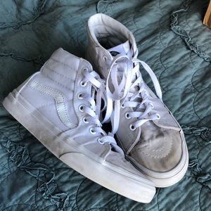 White high top vans